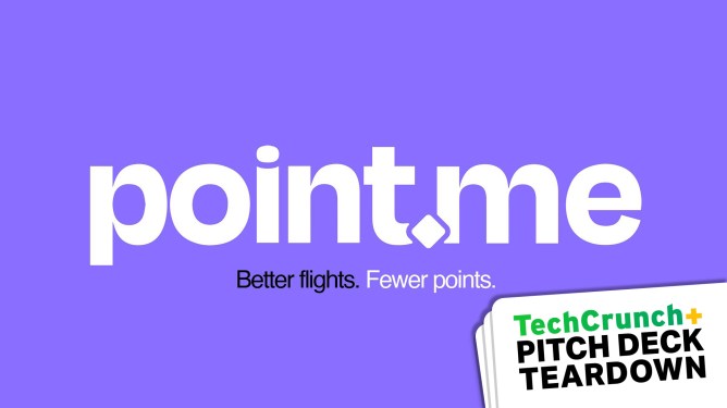 Point Me pitch deck teardown slide COVER 118